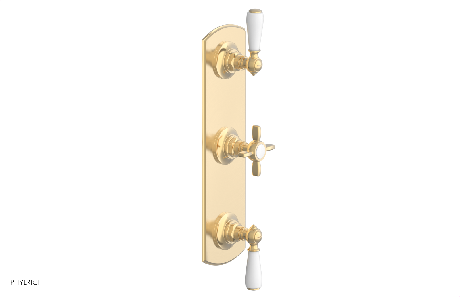 JAMESTOWN - Thermostatic Valve with Two Volume Control with "White" Accents 4-740