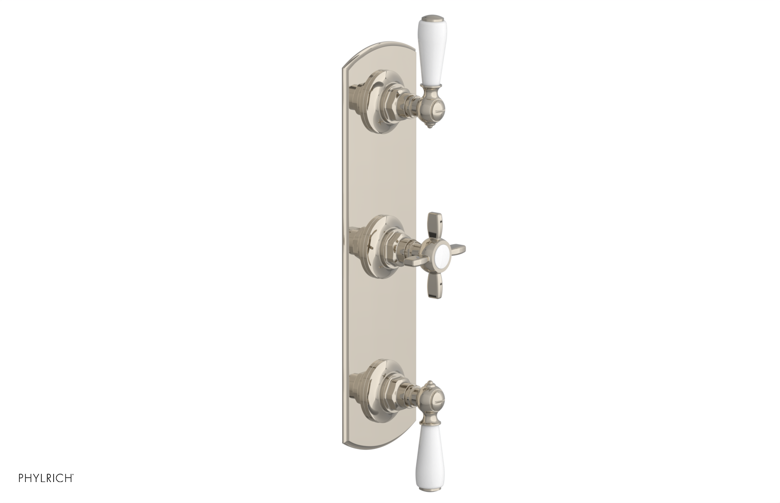 JAMESTOWN - Thermostatic Valve with Two Volume Control with "White" Accents 4-740