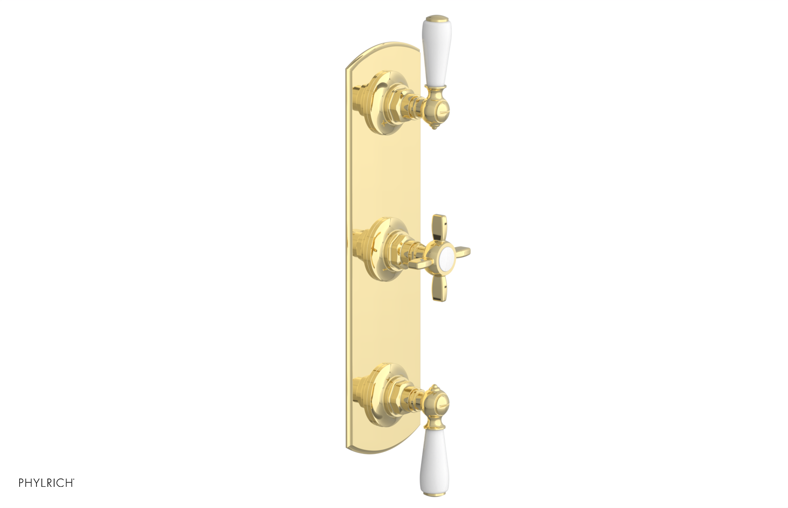 JAMESTOWN - Thermostatic Valve with Two Volume Control with "White" Accents 4-740