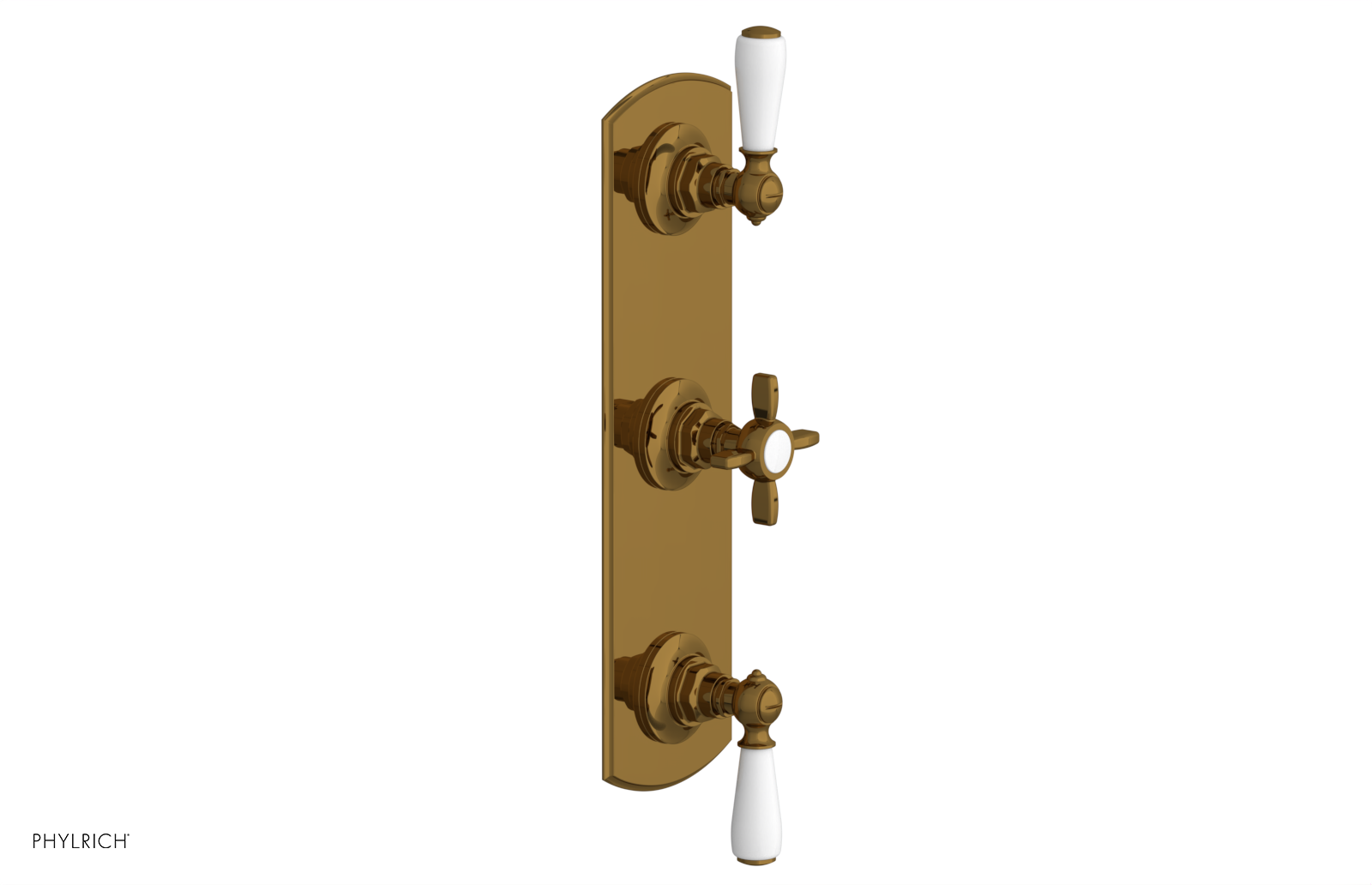 JAMESTOWN - Thermostatic Valve with Two Volume Control with "White" Accents 4-740