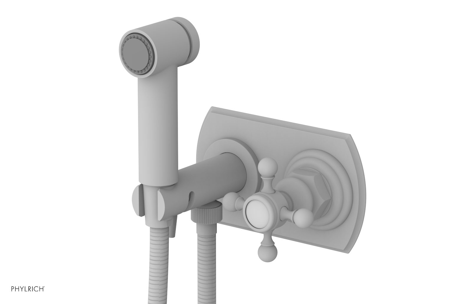 HEX TRADITIONAL - Wall Mounted Bidet - Cross Handle 500-64