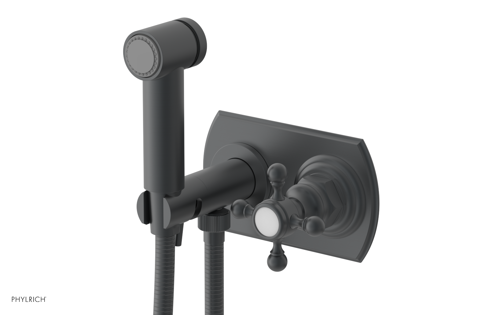 HEX TRADITIONAL - Wall Mounted Bidet - Cross Handle 500-64