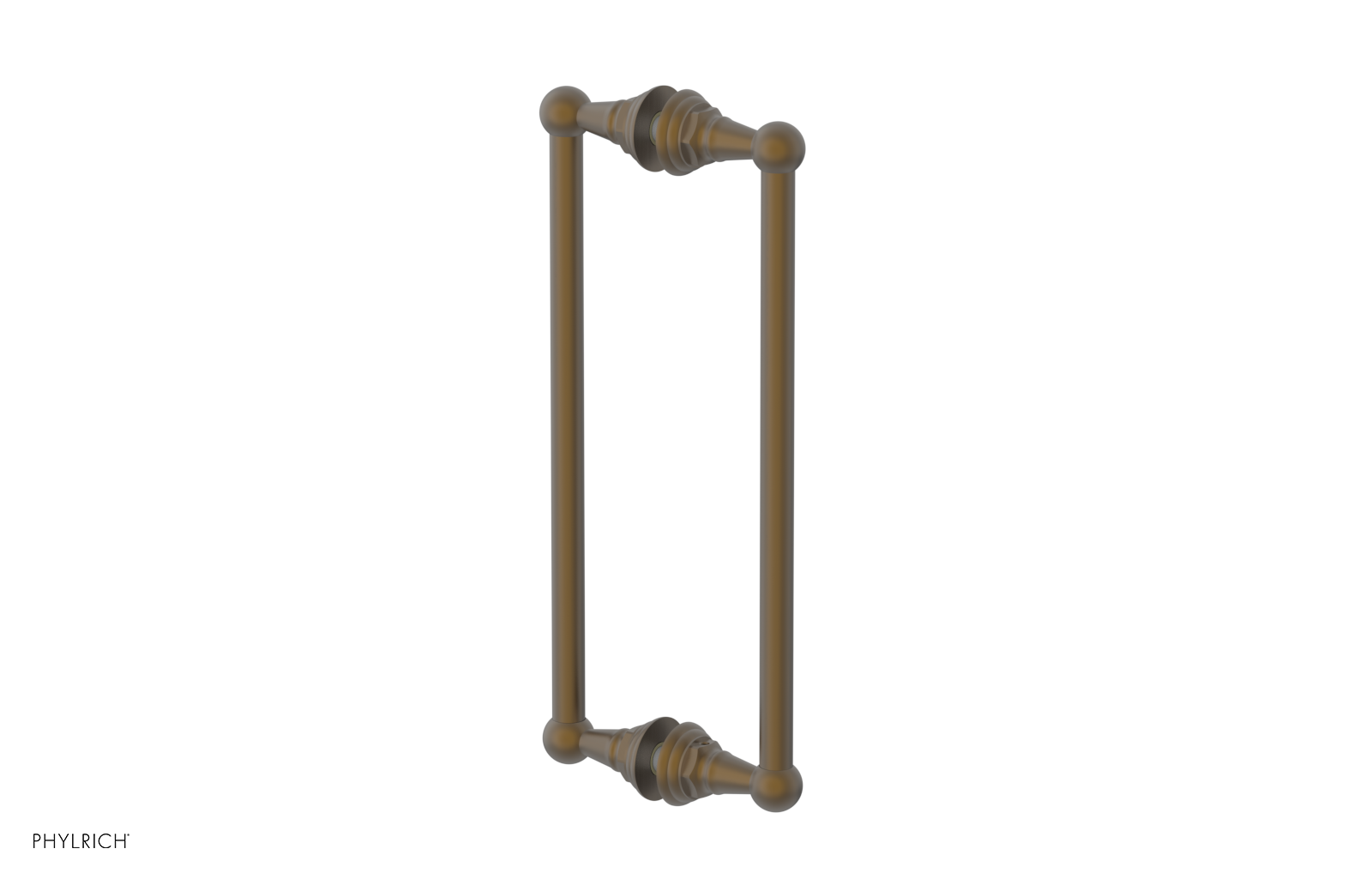 Hex Traditional 12" Double Sided Shower Pull 500-93-12