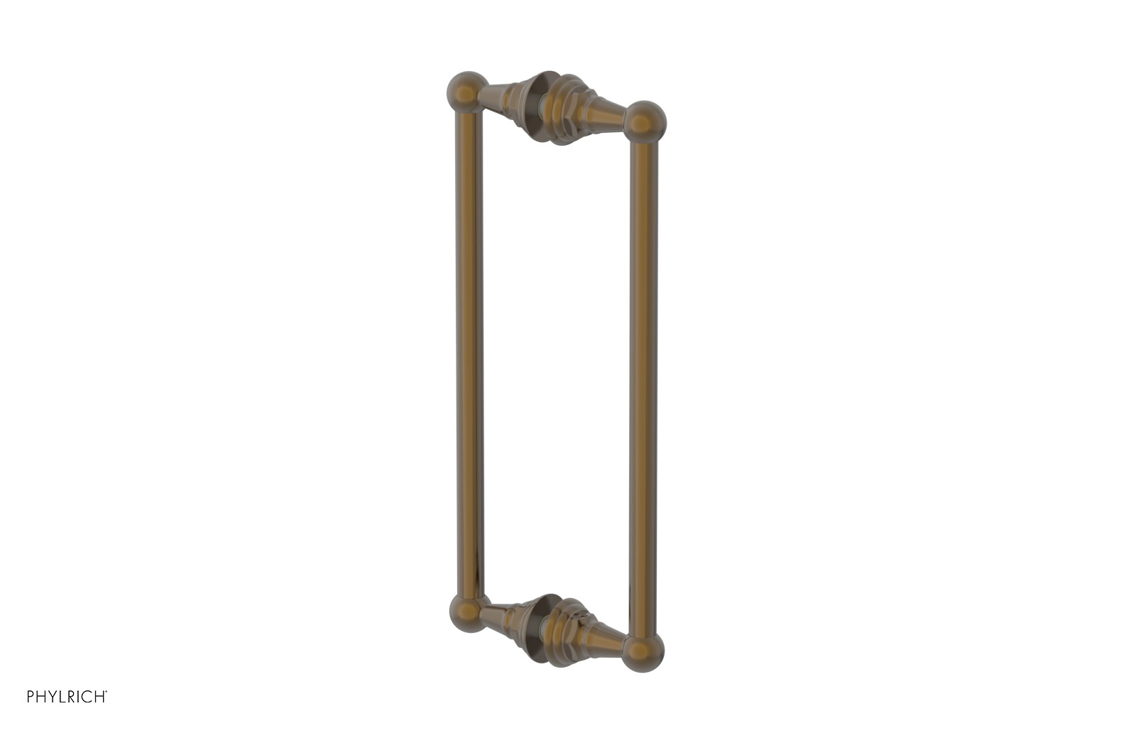Hex Traditional 12" Double Sided Shower Pull 500-93-12