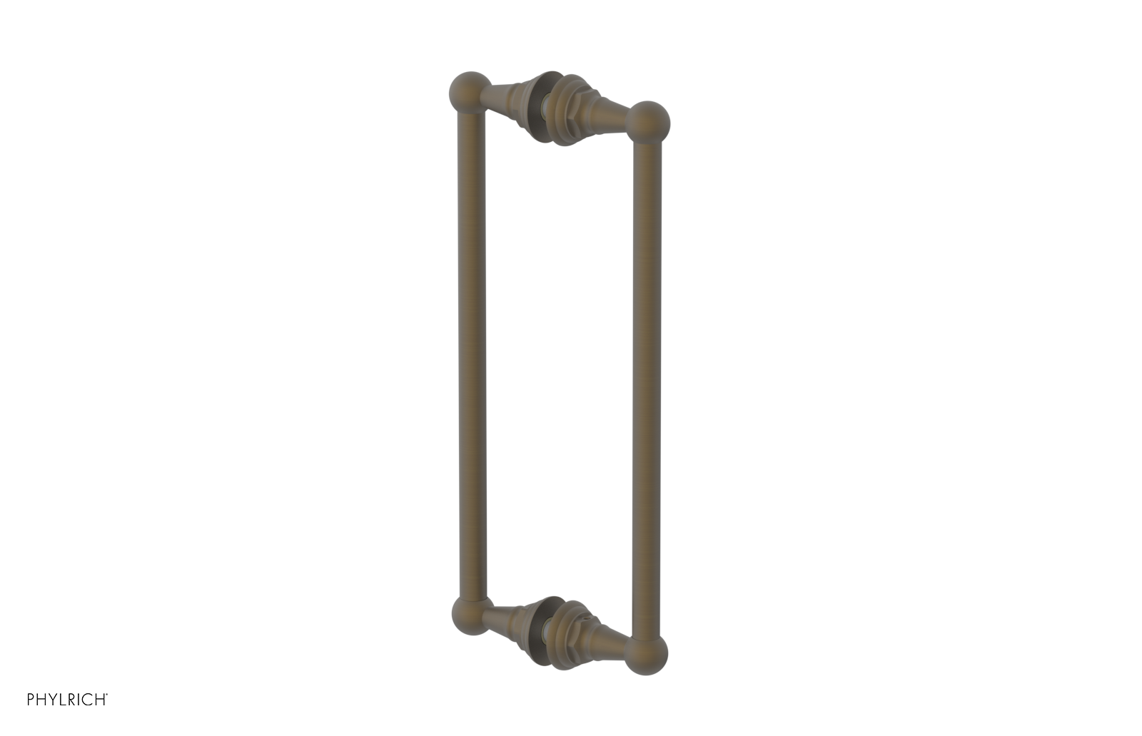 Hex Traditional 12" Double Sided Shower Pull 500-93-12