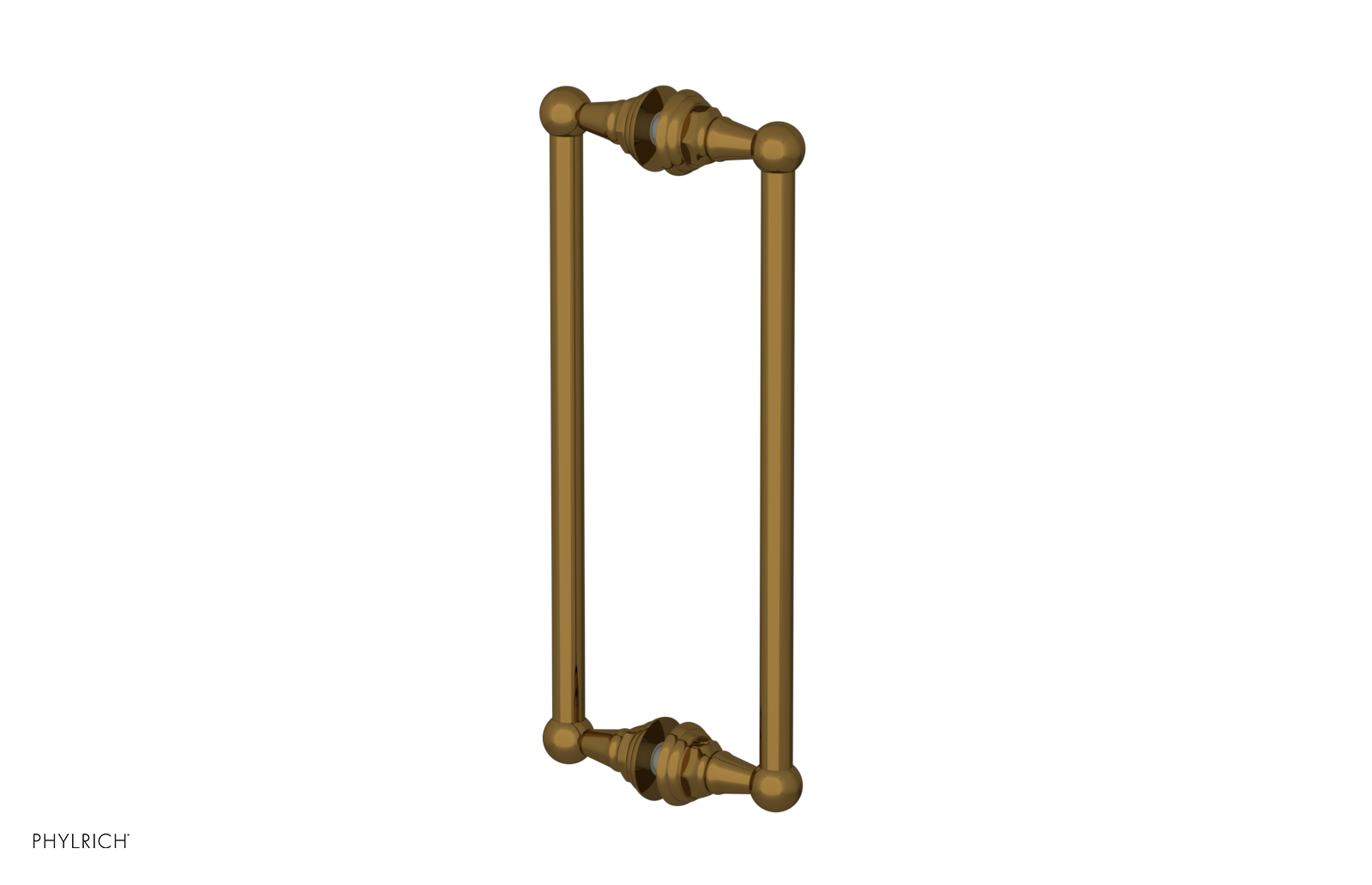 Hex Traditional 12" Double Sided Shower Pull 500-93-12