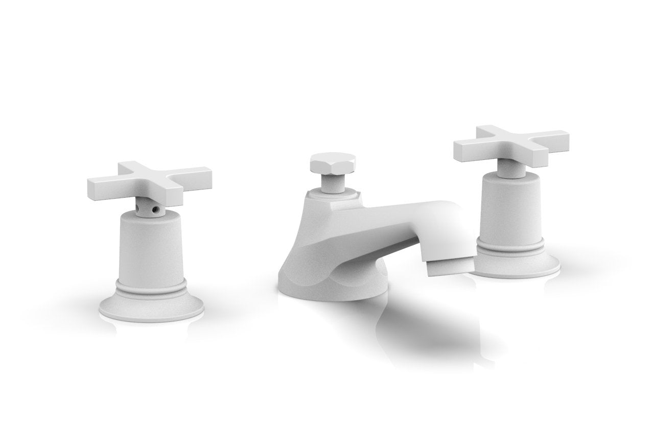 Hex Modern Widespread Faucet Low Cross Handles | 501-01