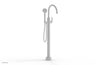 HEX MODERN Tall Floor Mount Tub Filler - Lever Handle with Hand Shower  501-47-01