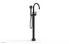 HEX MODERN Tall Floor Mount Tub Filler - Lever Handle with Hand Shower  501-47-01