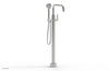 HEX MODERN Tall Floor Mount Tub Filler - Lever Handle with Hand Shower  501-55-01