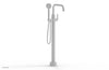 HEX MODERN Tall Floor Mount Tub Filler - Lever Handle with Hand Shower  501-55-01