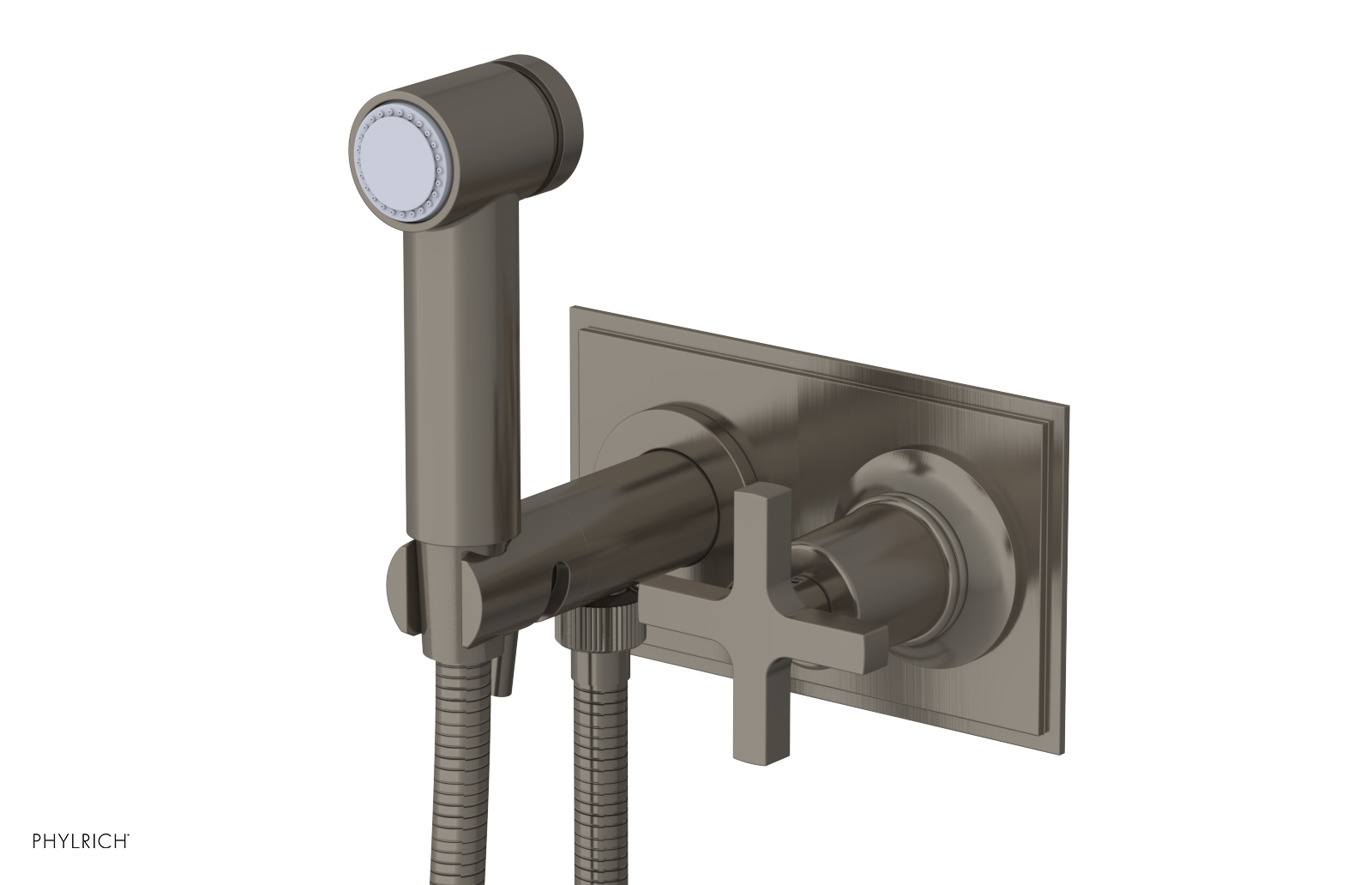 HEX MODERN - Wall Mounted Bidet - Cross Handle 501-64