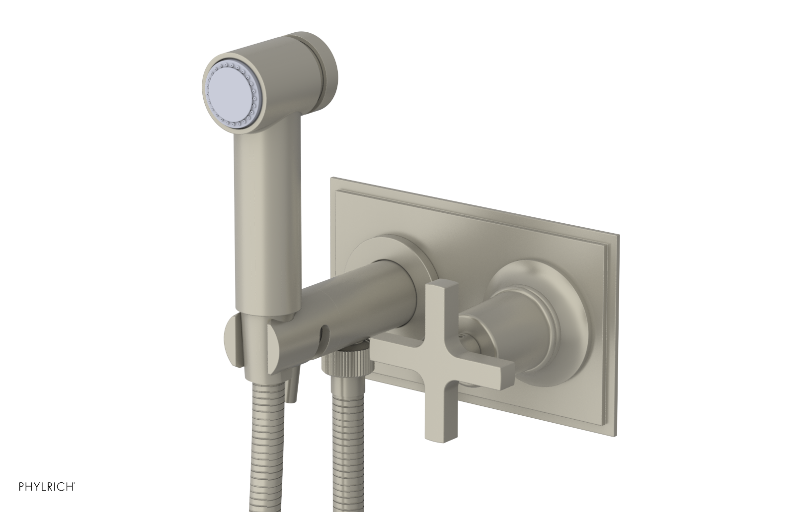 HEX MODERN - Wall Mounted Bidet - Cross Handle 501-64