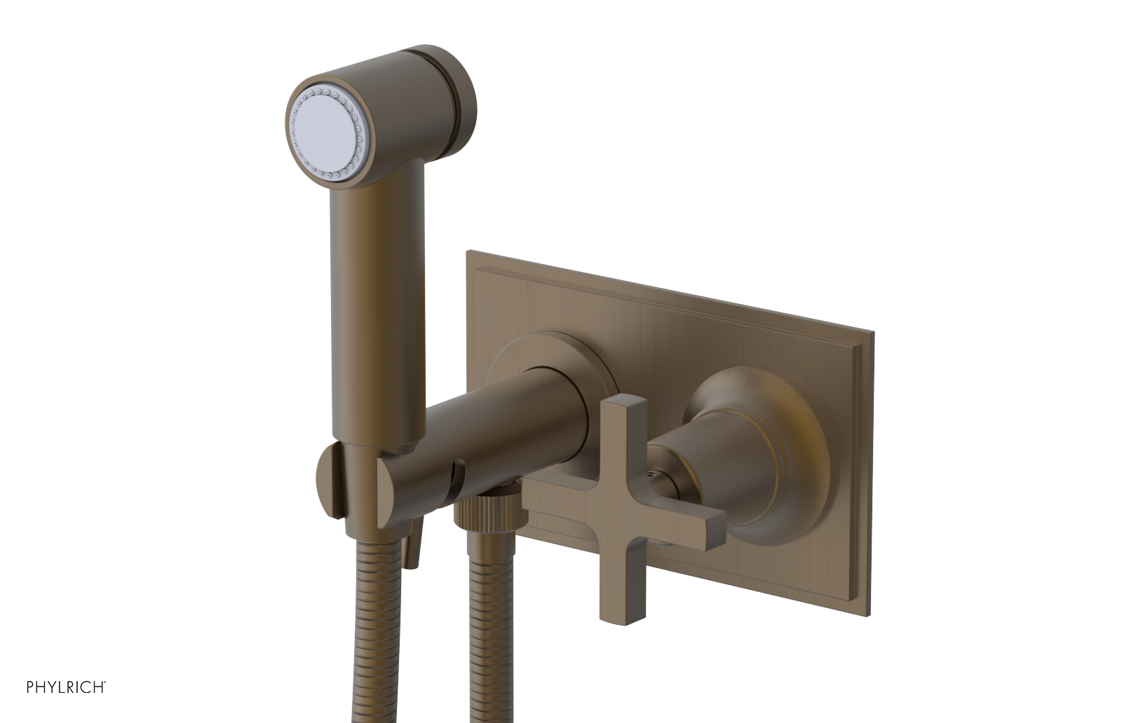 HEX MODERN - Wall Mounted Bidet - Cross Handle 501-64