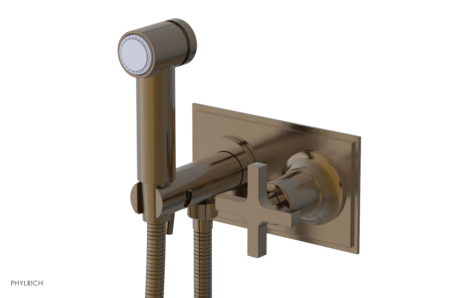 HEX MODERN - Wall Mounted Bidet - Cross Handle 501-64