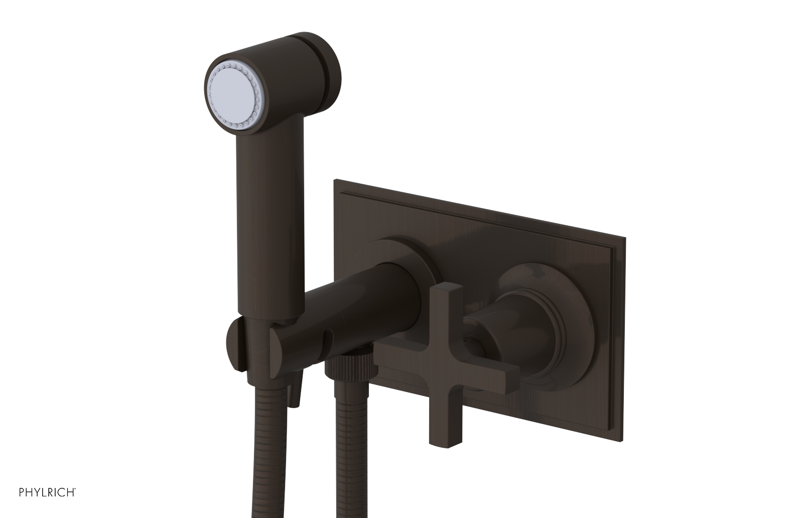 HEX MODERN - Wall Mounted Bidet - Cross Handle 501-64