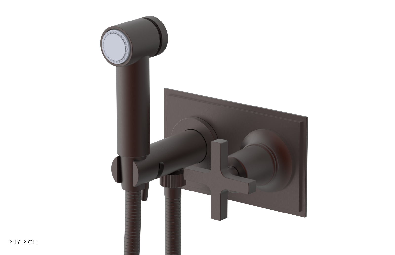 HEX MODERN - Wall Mounted Bidet - Cross Handle 501-64