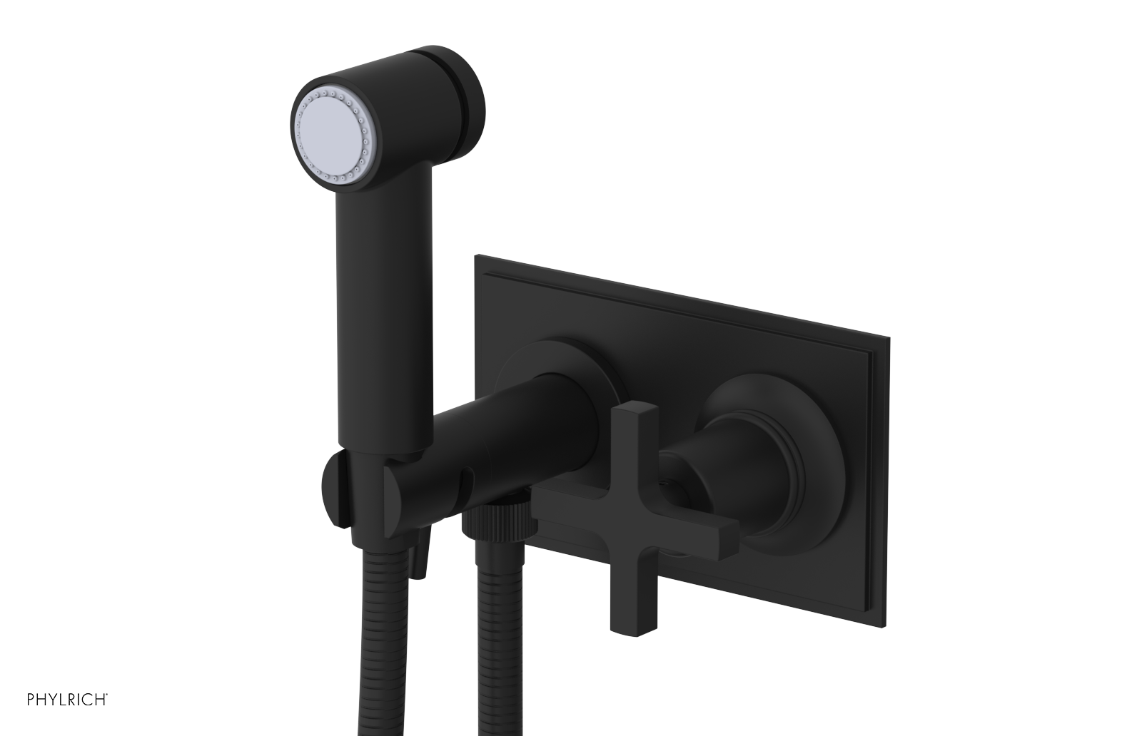 HEX MODERN - Wall Mounted Bidet - Cross Handle 501-64