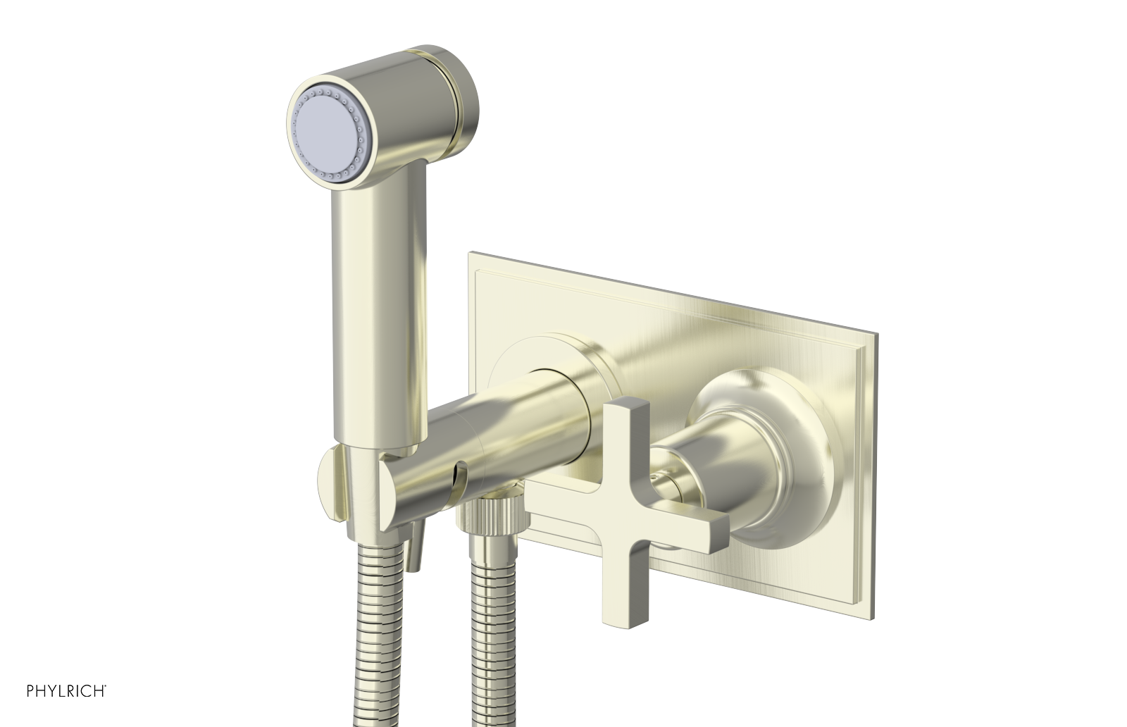 HEX MODERN - Wall Mounted Bidet - Cross Handle 501-64