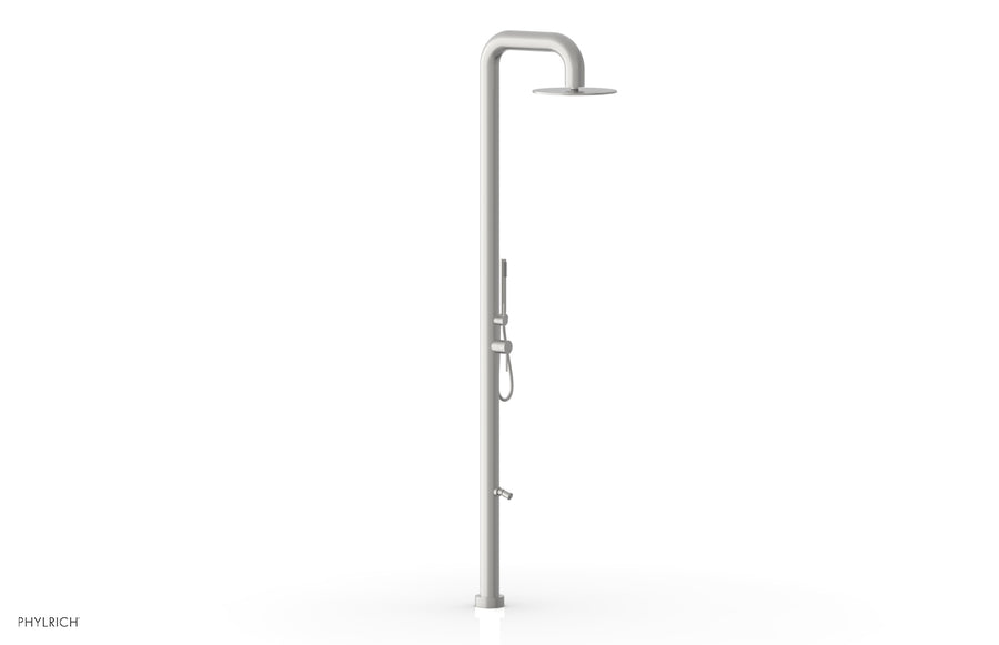 OUTDOOR SHOWER Pressure Balance Shower with 12" Rain Head, Hand Shower and Foot Wash 620