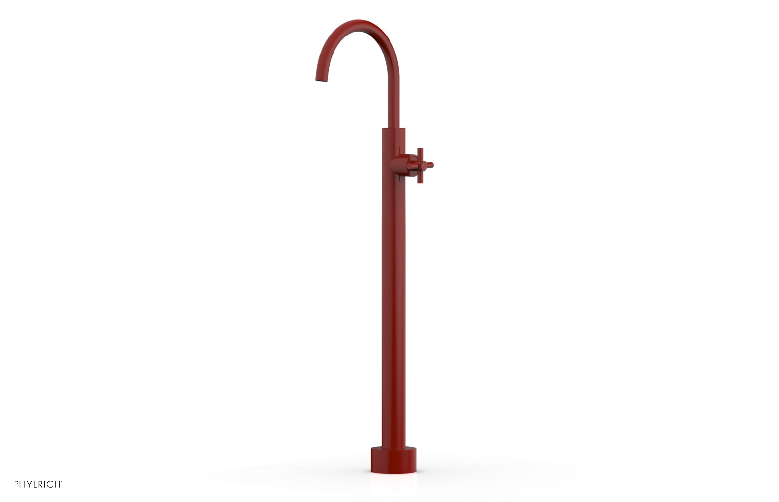 BASIC Tall Floor Mount Tub Filler - Cross Handle D131-44-02