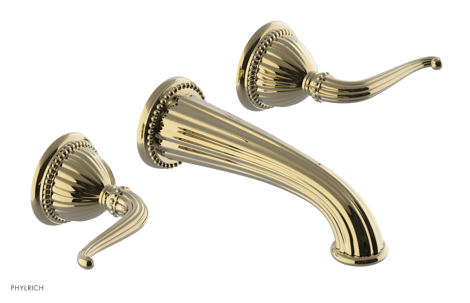 GEORGIAN & BARCELONA Wall Tub Set - Lever Handles K1141