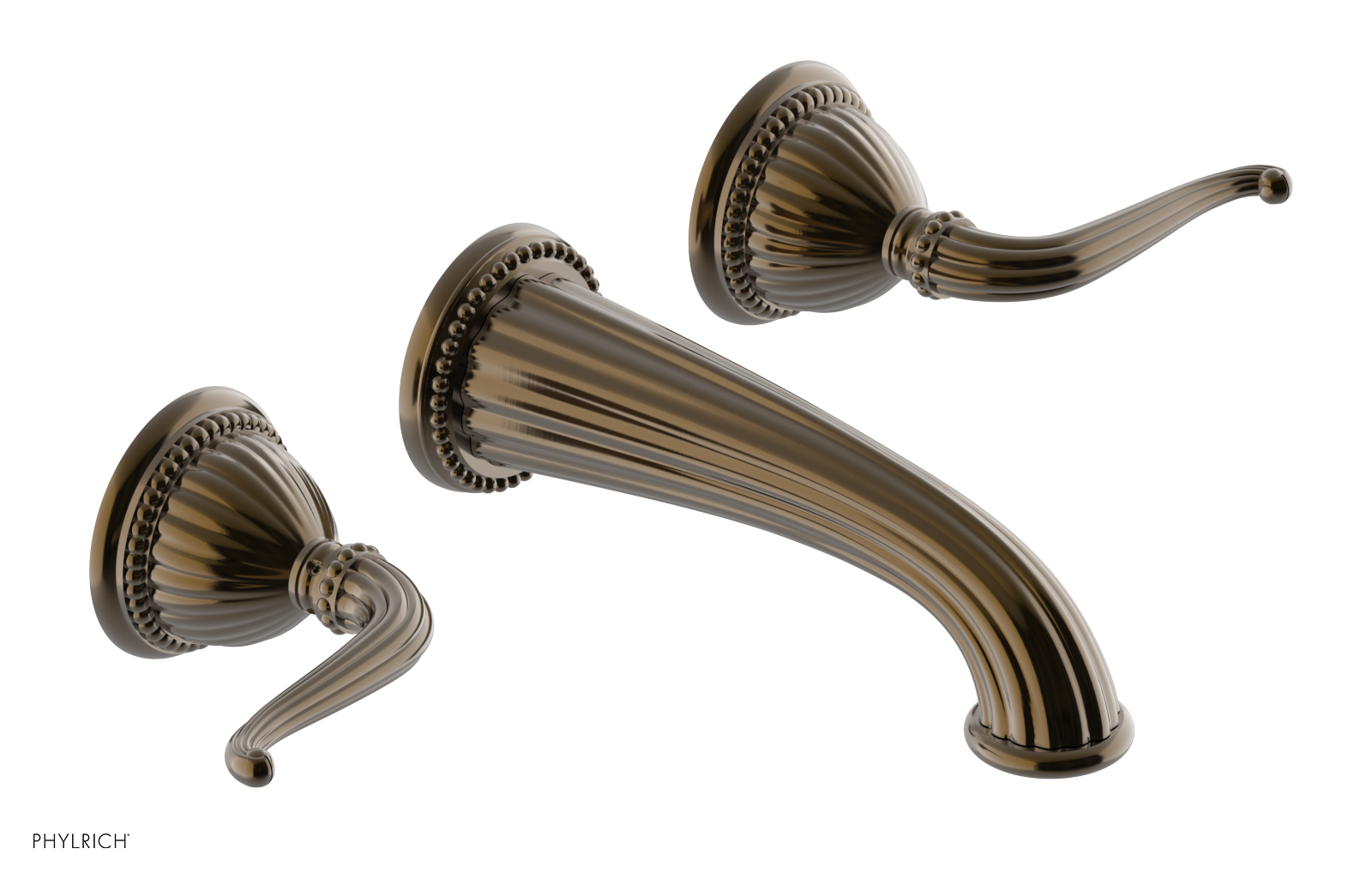 GEORGIAN & BARCELONA Wall Tub Set - Lever Handles K1141
