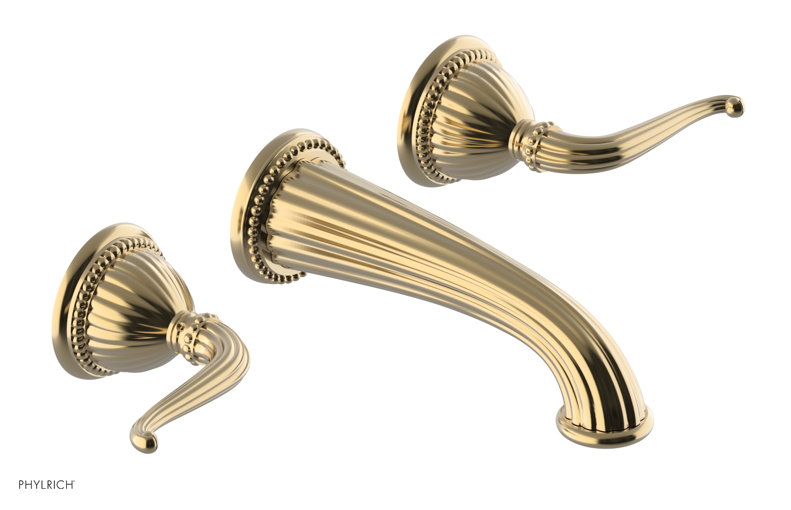 GEORGIAN & BARCELONA Wall Tub Set - Lever Handles K1141