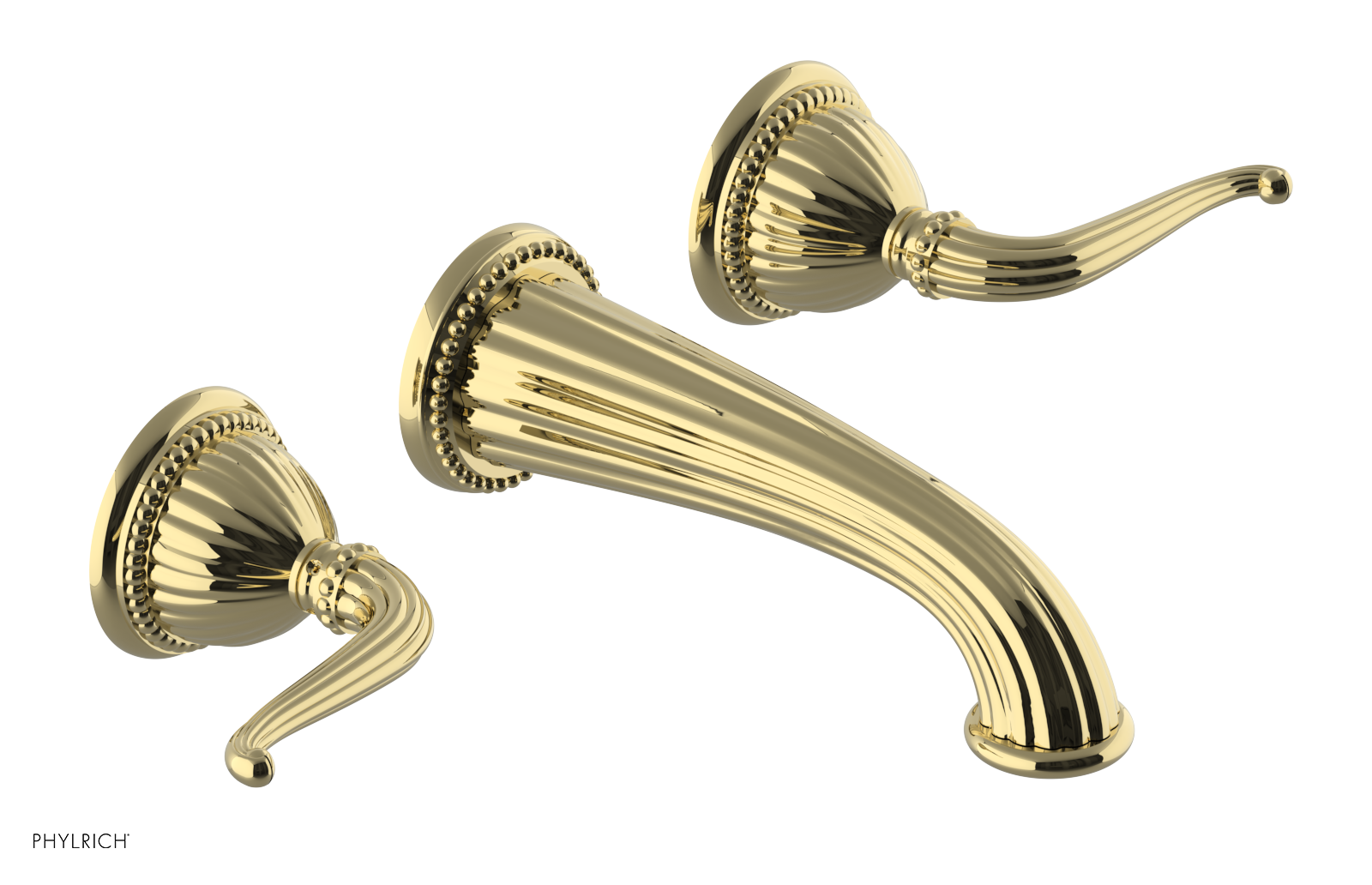 GEORGIAN & BARCELONA Wall Tub Set - Lever Handles K1141