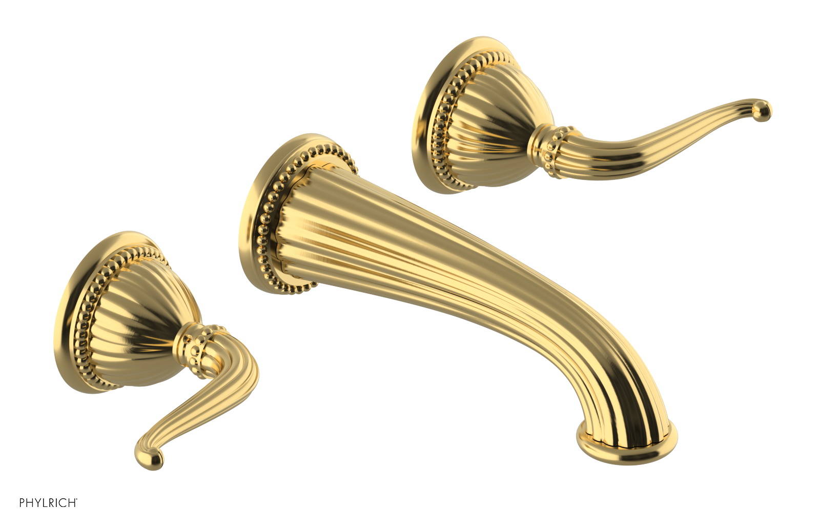 GEORGIAN & BARCELONA Wall Tub Set - Lever Handles K1141