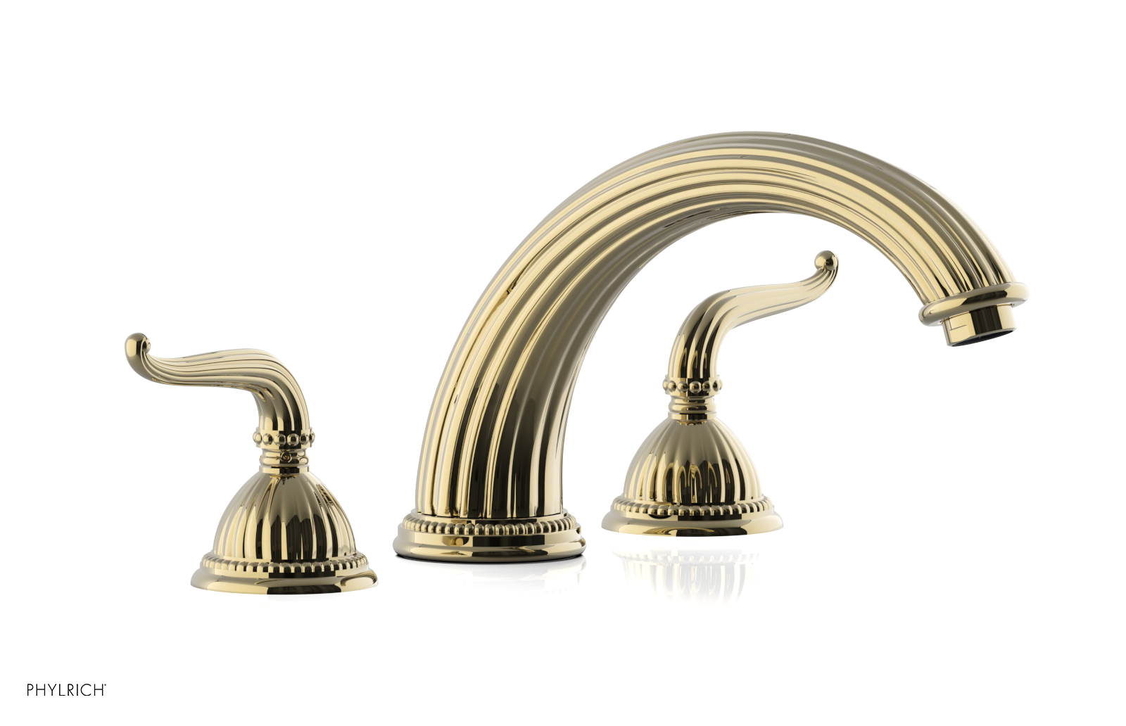 GEORGIAN & BARCELONA Deck Tub Set - Lever Handles K1141P