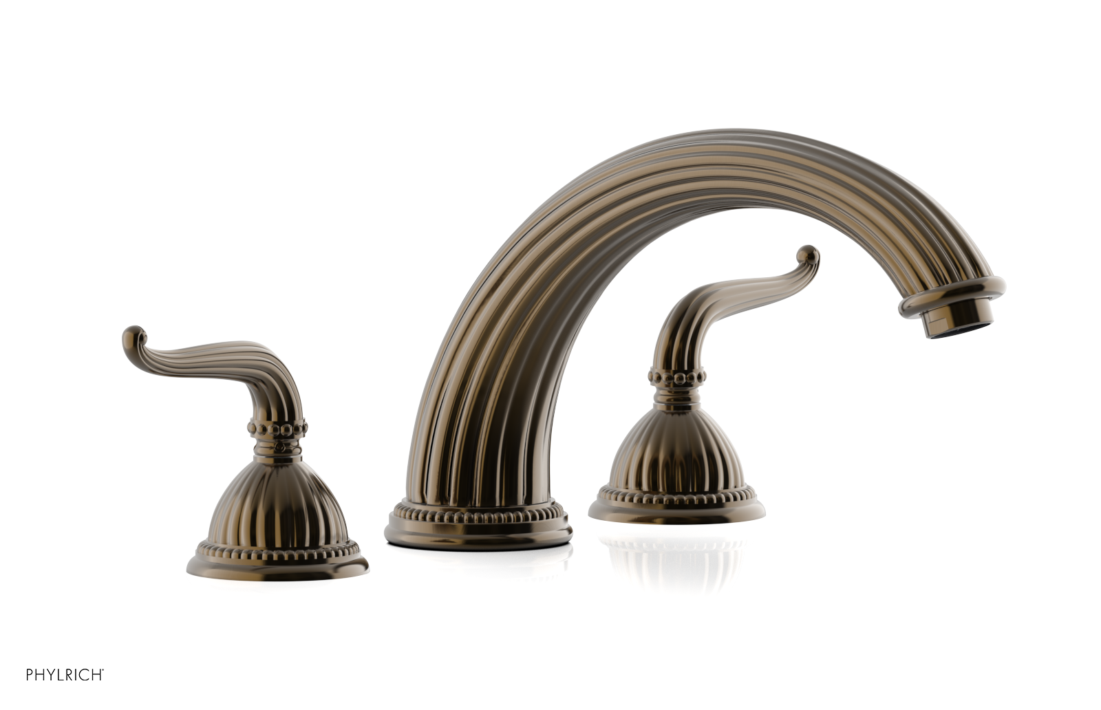 GEORGIAN & BARCELONA Deck Tub Set - Lever Handles K1141P