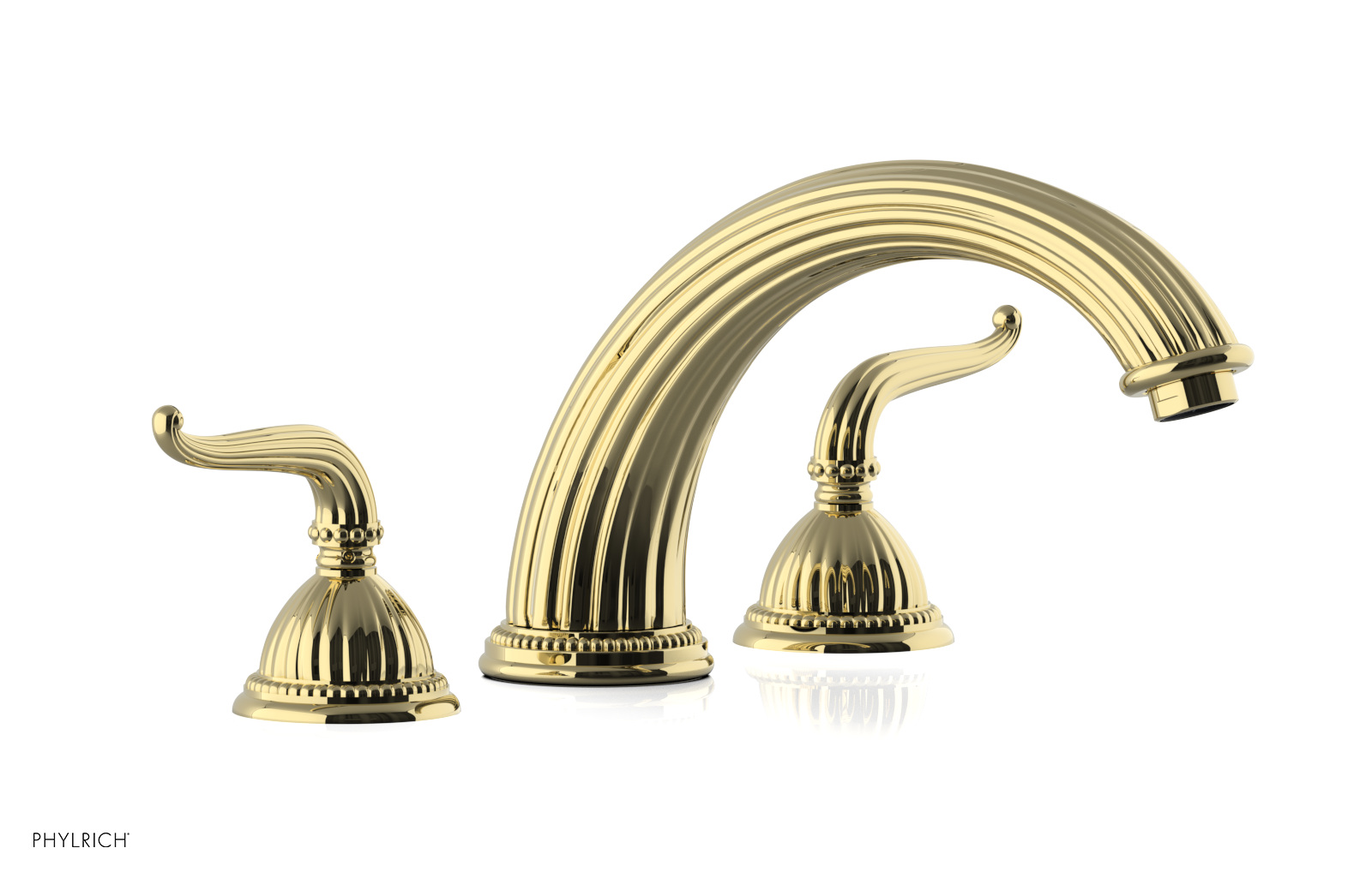 GEORGIAN & BARCELONA Deck Tub Set - Lever Handles K1141P
