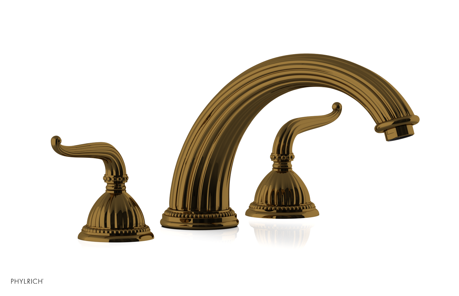 GEORGIAN & BARCELONA Deck Tub Set - Lever Handles K1141P