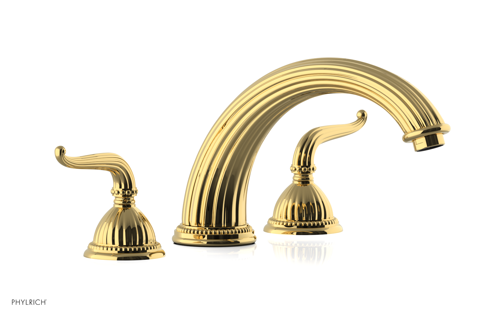 GEORGIAN & BARCELONA Deck Tub Set - Lever Handles K1141P