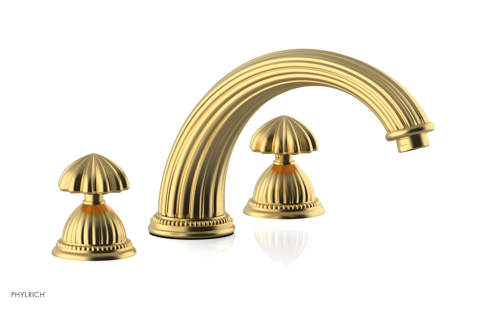 GEORGIAN & BARCELONA Deck Tub Set - Round Handles K1361P