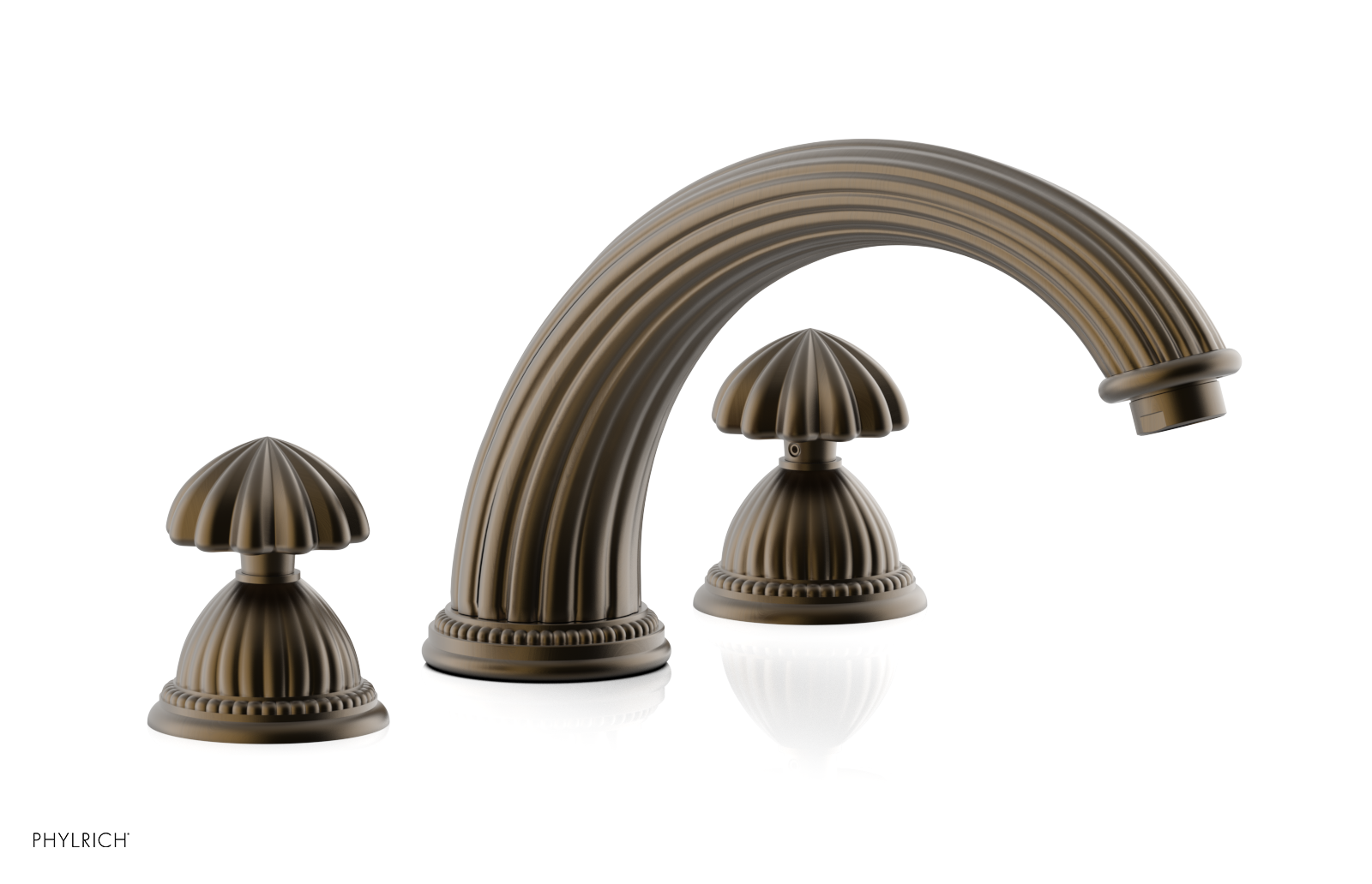 GEORGIAN & BARCELONA Deck Tub Set - Round Handles K1361P