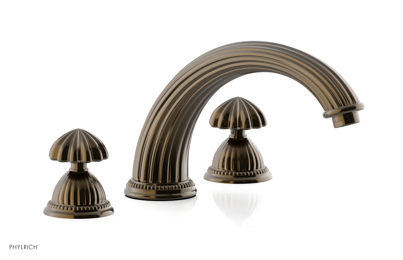 GEORGIAN & BARCELONA Deck Tub Set - Round Handles K1361P