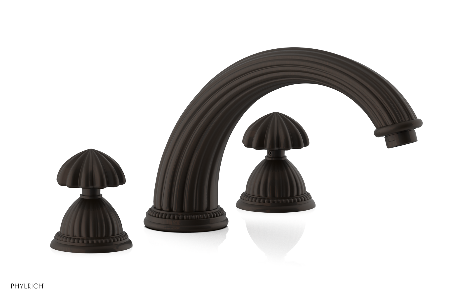 GEORGIAN & BARCELONA Deck Tub Set - Round Handles K1361P