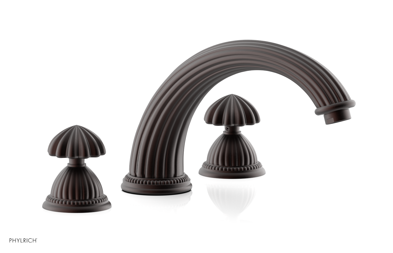 GEORGIAN & BARCELONA Deck Tub Set - Round Handles K1361P