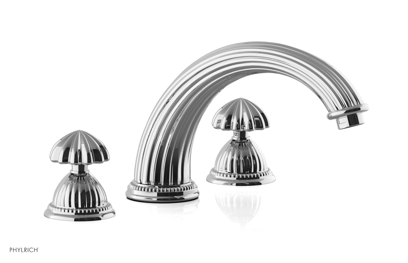 GEORGIAN & BARCELONA Deck Tub Set - Round Handles K1361P