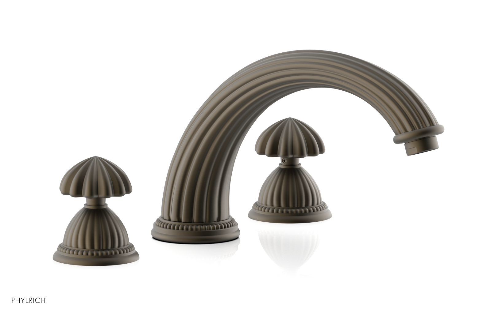 GEORGIAN & BARCELONA Deck Tub Set - Round Handles K1361P