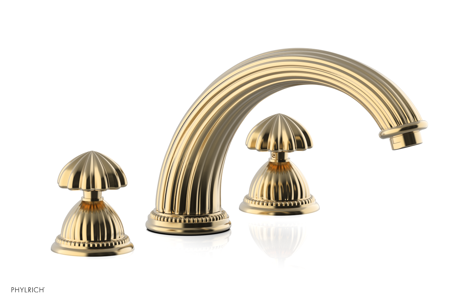 GEORGIAN & BARCELONA Deck Tub Set - Round Handles K1361P