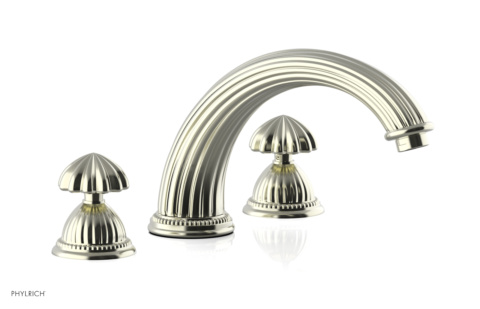 GEORGIAN & BARCELONA Deck Tub Set - Round Handles K1361P