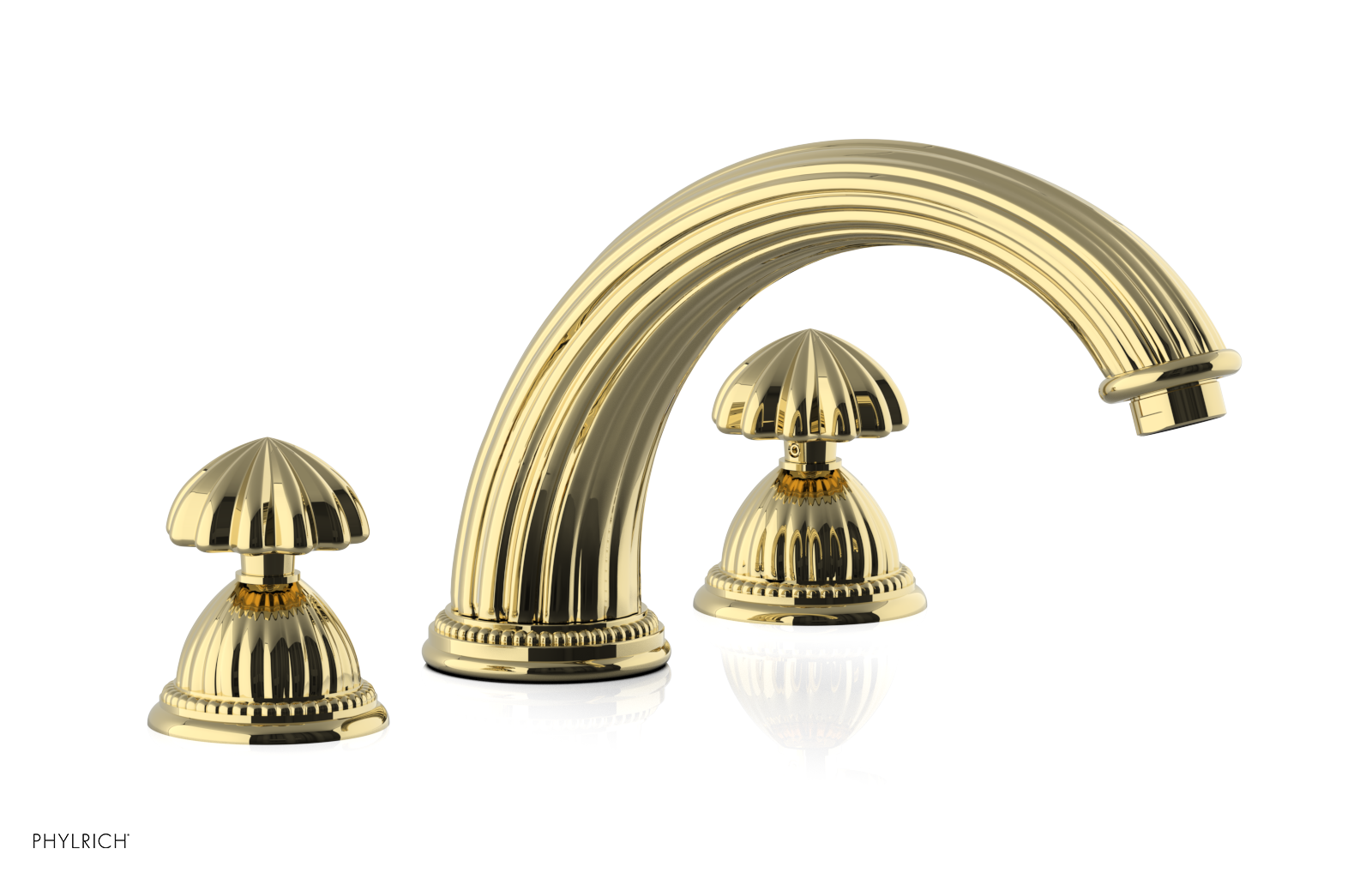 GEORGIAN & BARCELONA Deck Tub Set - Round Handles K1361P