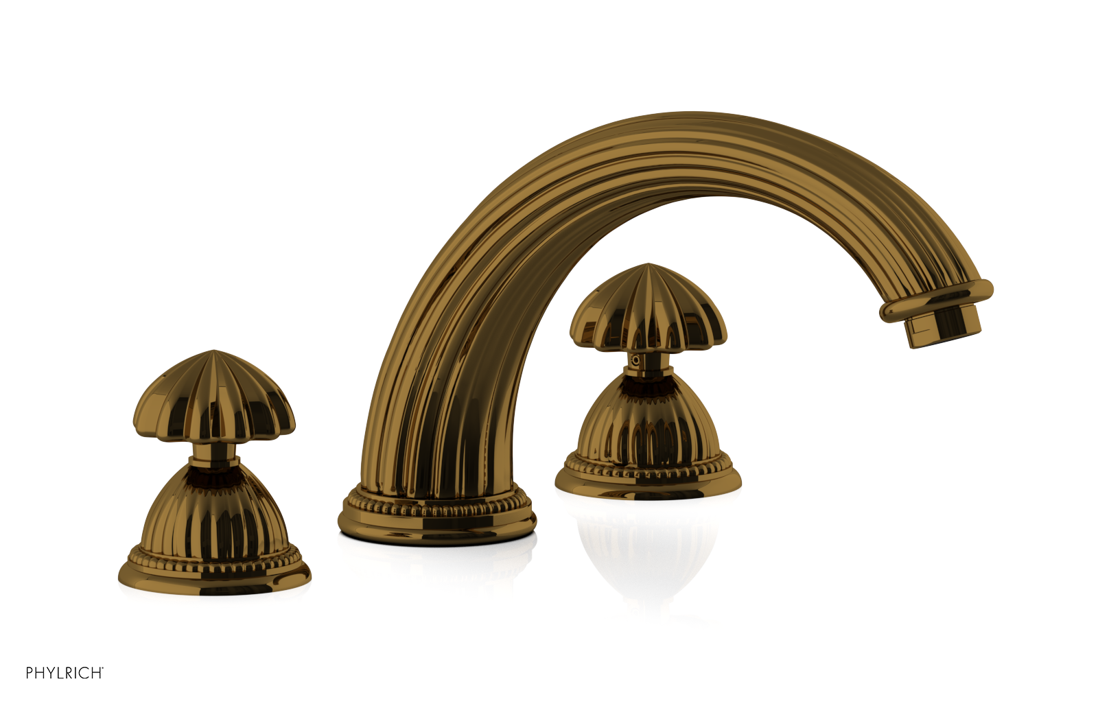 GEORGIAN & BARCELONA Deck Tub Set - Round Handles K1361P