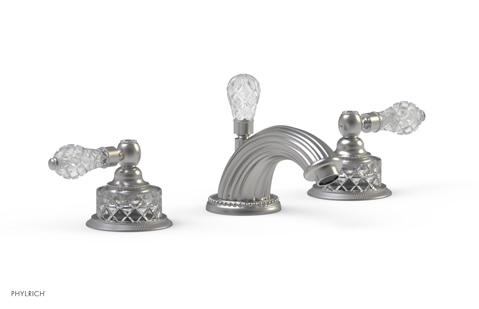 REGENT CUT CRYSTAL Widespread Faucet K181