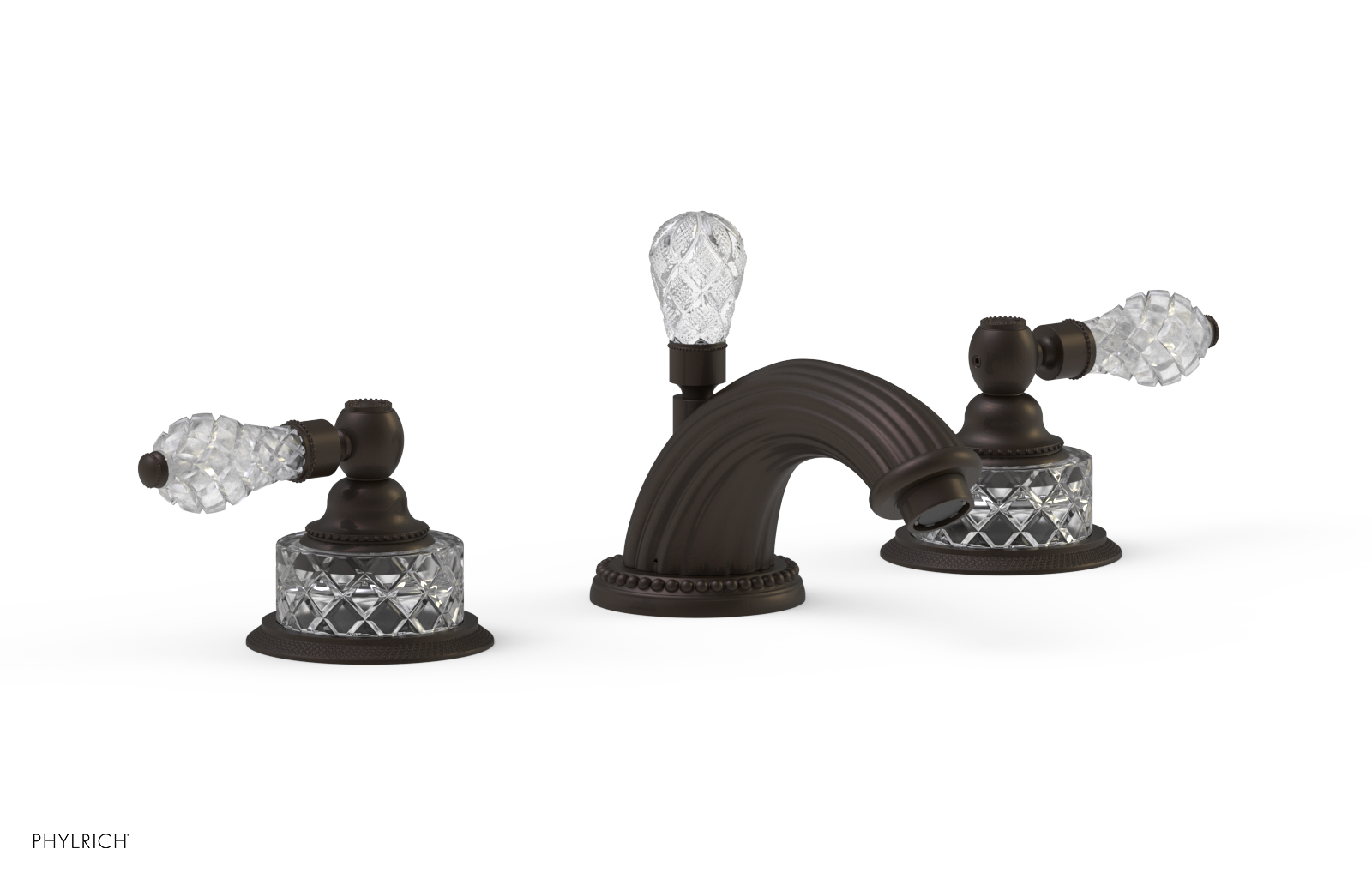 REGENT CUT CRYSTAL Widespread Faucet K181