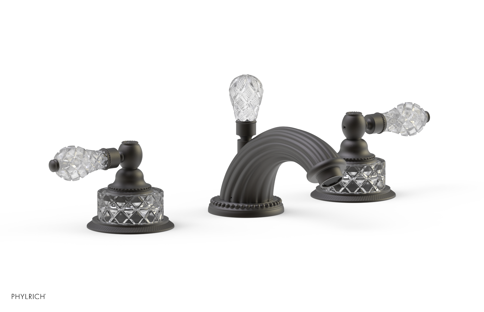 REGENT CUT CRYSTAL Widespread Faucet K181