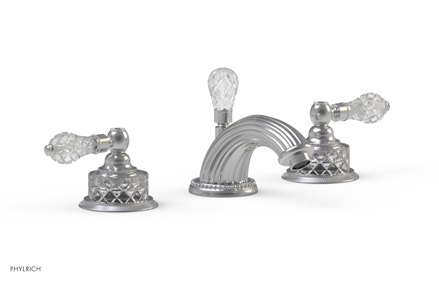 REGENT CUT CRYSTAL Widespread Faucet K181